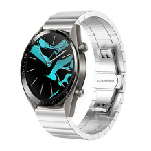 (Black, For huawei GT2 46mm) Men/Women Durable Stainless Steel Watch Strap Wristband For Huawei GT2 42mm 46mm