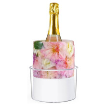 Molde para Cubo de Hielo, Molde de Acrílico para Hielo DIY Enfriador de Botellas de Vino, Molde de Cubo de Hielo DIY para Vino, Champán y Cócteles