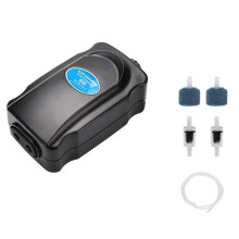 Aquarium Air Pump Kit for Small Fish Tanks,8W Power, Suitable for Tanks EU