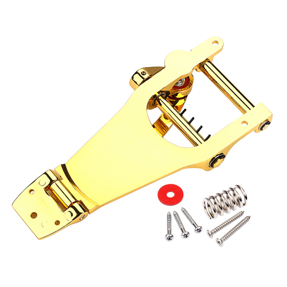 (Silver) Electric Guitar Bridge Vibrato System Rocker String Puller For Jazz LP Guitar
