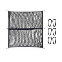 (Double Layer, 110*120cm) Zealburst Cargo Net, Highly Elastic Cargo Net