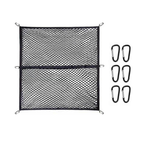 (Double Layer, 110*120cm) Zealburst Cargo Net, Highly Elastic Cargo Net