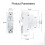 10X ATMS 1602Z   16A Din Rail 1P Remote Control Timing   Wireless  220V Timing 4