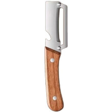 Vegetable Peeler Stainless Steel Scallion Shredder Wooden Handle, Vegetable Cutter A