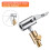 2X Luftpumpendüsenadapter mit Deflation Inflator Ventil Stecker Kopfclip Metall Fast Conversion Car 4