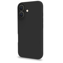 Cromo Pehmeä kumikotelo iPhone 16e Musta