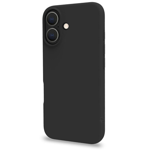 Cromo Pehmeä kumikotelo iPhone 16e Musta