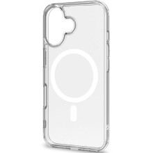 Gélový mag TPU kryt MagSafe kompatibilný s iPhone 16e Transparent