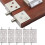 20Pcs Concealed Hinges Invisible Cabinet  and Down Door Pivot CT Corner Codes for Wood Panel Cupboard Display Support 3