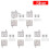 20Pcs Concealed Hinges Invisible Cabinet  and Down Door Pivot CT Corner Codes for Wood Panel Cupboard Display Support 4