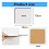 36 Pcs Sublimation Square Coaster Blanks Bulk  Blanks Hardboard Cork Coasters Blank  Cork Coasters 6