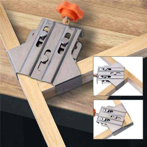 2X Open Type Right Angle Clamp Woodworking Right Angle Splicing Quick Clamp Locator Engineering Woodworking DIY 2