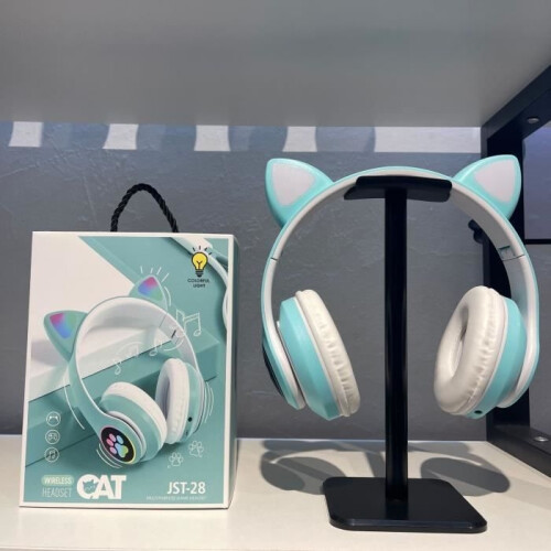 Gamingheadset - SWAREY - Bluetooth-headset - 400 mAh oplaadbare batterij - Ingebouwde microfoon - Opvouwbaar 1