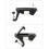 16Pcs Compression  Lock Zinc Alloy Flush Lever  Adjustable Grip Range 0.04 Inch-0.94 Inch 4