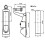 16Pcs Compression  Lock Zinc Alloy Flush Lever  Adjustable Grip Range 0.04 Inch-0.94 Inch 7