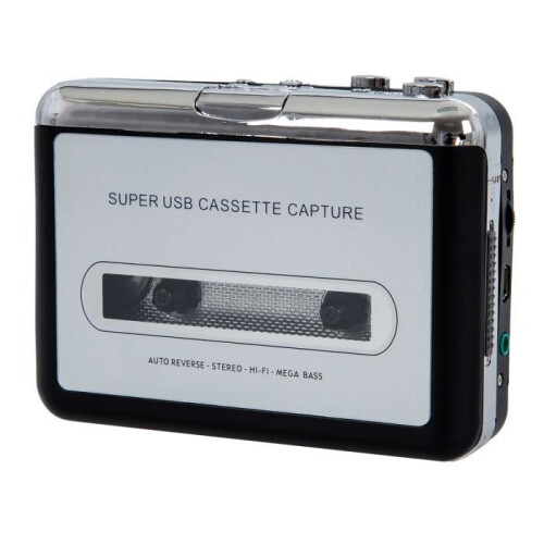 Κασετόφωνο USB - SODIAL - Μετατροπέας MP3 - Μαύρο - Κασετόφωνο 1