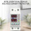 2X Din Rail Dual Display Adjustable over Voltage Current and Under Voltage Protective Device Relay 60A 220V 230V 4