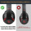 Cuscinetti auricolari di ricambio per cuffie Beats Studio 3 e Studio 2, realizzati in similpelle e memory foam, neri. 4