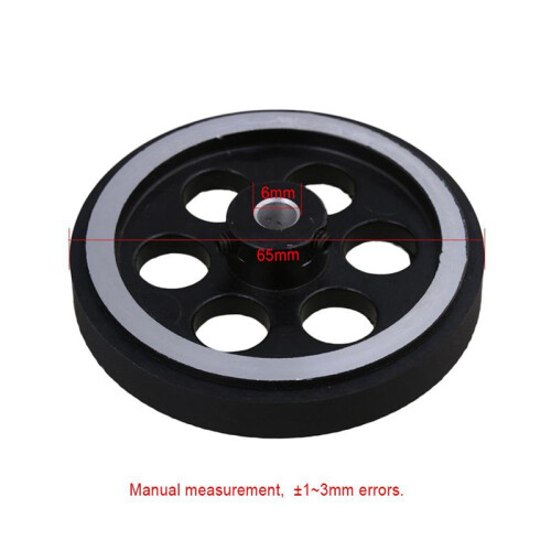 6set 200X6mm Industrial Aluminum Rubber Measuring Rotary Encoder Meter Wheel 1
