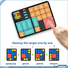 Gioco di puzzle scorrevole Ashata, puzzle a blocchi scorrevoli, rompicapo, oltre 500 livelli di sfida, giochi walkie-talkie, nero