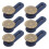 Duokon 10pcs Bronze Button Extenders, Universal Size Removable Buttons, Adjustable Sewing Buttons, Iron-on Sewing Studs 3