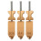 6pc Upgraded for Flashforge AD5X Quick-Detachable Hotend Nozzle Quick Release Nozzle 0.25/0.4/0.6MM 3D Printer Parts 3
