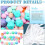 2 Set Silicone Beads, Silicone Loose Beads for Keychain Making Round Rubber Beads Polygonal 5