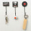 Retro Door Hook Nail-Free Auxiliary Storage Hook Office Compartment Bathroom Kitchen Door Back Hook 5