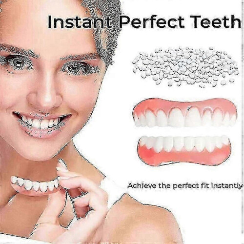(1pcs) 1/2/3x Advanced Customized Full Denture Set, Silicone Reline Denture Set 1