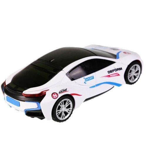 Toy - Robot Racer - Transformable - Musical - Light-Up - White 2