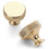 30 Pack Champagne Bronze Knurled Cabinet Knobs Round Kitchen Cabinet Pulls for Drawer Dresser, Cupboard and Wardrobe 4