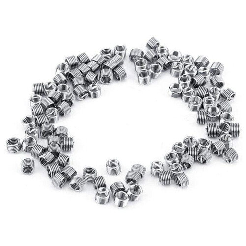 300Pcs Wire Insert Thread, M4 Heli Coil Thread Repair Stainless Steel SS304 Thread Insert Coiled Wire Insert (M40.71.5D) 1