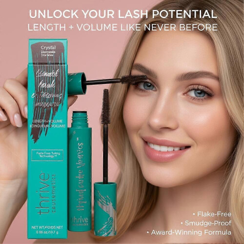 (Brown) Liquid Lash Extensions Mascara Thick Curling Waterproof 2