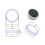 4X GM861S UART/USB Interface 1D/2D Bar Code QR Code Barcode Reader Module White Green LED 6