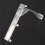 2X Valance Clips Plastic Vertical Blinds Brackets 3.5 Inch Vertical Blinds Clear for Blinds Parts Accessory Components 2