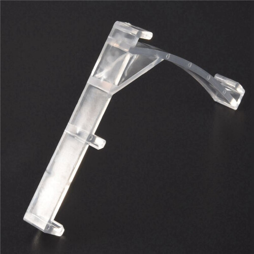 2X Valance Clips Plastic Vertical Blinds Brackets 3.5 Inch Vertical Blinds Clear for Blinds Parts Accessory Components 1