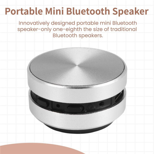 Portable   Speaker Turns Anything Into A Speaker Wireless Bone Conduction Induction Vibration (Silver) 2