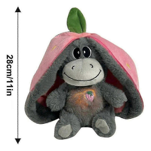 (Pink) Breathing Donkey, Cute Plush Toy 1