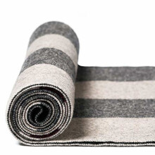 Men's long scarf, grey and red men's scarf, business scarf, warm plaid scarf for winter, 180 x 30 cm