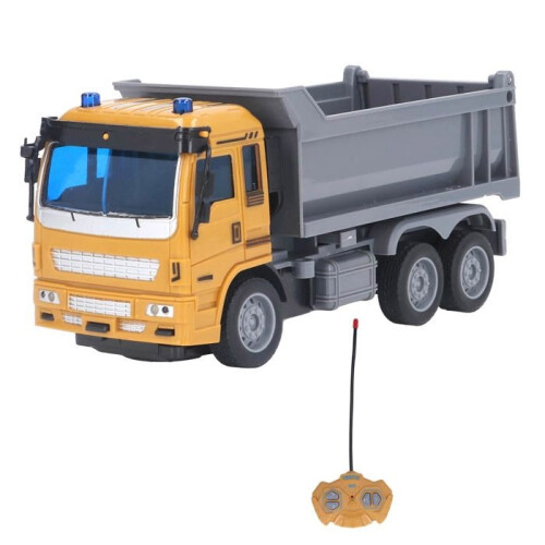 Remote-controlled dump truck, multifunctional remote-controlled construction truck, safe and stable, shock-resistant. 1