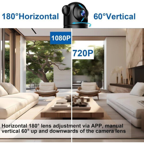 WiFi Spy Camera, Mini Hidden Camera HD 1080P Wireless Surveillance, Home Micro Camera with Motion Detection 1