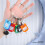 Portable Metal Ring Key Organizer with 60 Spring Hooks & Key Tags with Ring and Label Window 3