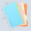 20 Sets A6 Subject Dividers Paper Sheet, Punched File Card Dividers,Tabbed Index Divider for Notebook Insert Planner 9