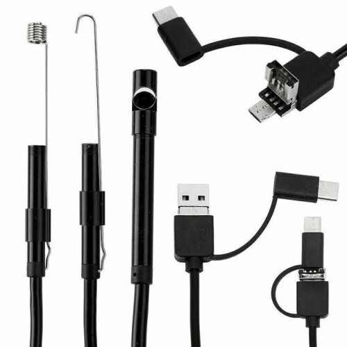 Waterproof HD USB Type-C Endoscopic Camera for Snake Inspection (Android 5M) 1