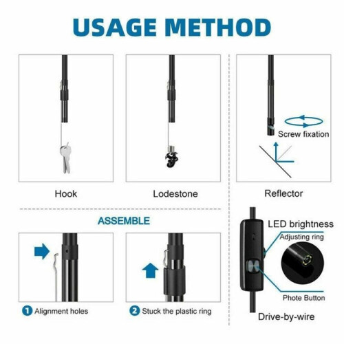 Waterproof HD USB Type-C Endoscopic Camera for Snake Inspection (Android 5M) 2