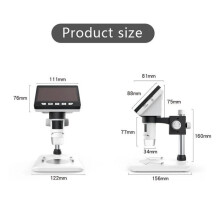 MUSTOOL G700 1000X 1080P LCD Digital Microscope, Portable, 4.3 Inches, 1500mAh