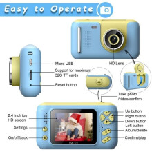 Appareil photo numérique pour enfants Kidizoom (RNGCPTO) - 4 MP - 2,4 pouces - Bleu - Pour garçons de 3 à 10 ans
