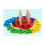 Stacking puzzle with wooden base, ladybug design, Montessori game 4