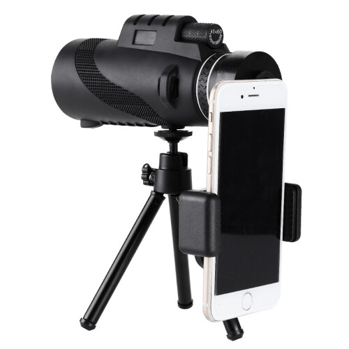 Kit per smartphone con visione notturna composto da monocolo HD 12x50 e binocolo 10x42. 1