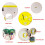 9 Incubators for Hatching Eggs, Automatic Temperature Control for Hatching Chicken with Light and Feeder US Plug 8